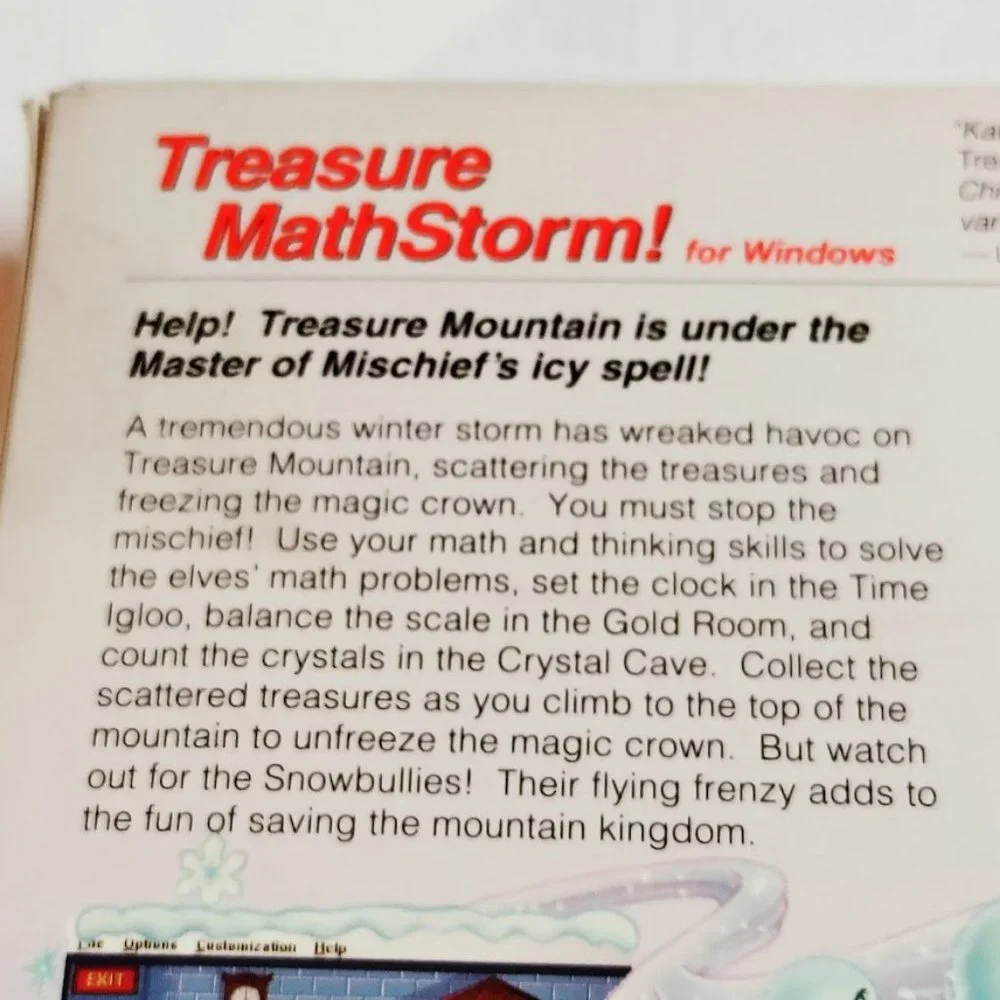 TREASURE MathStorm! For Windows - Picture 4 of 9